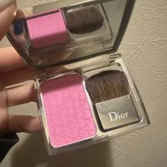 Dior パウダーチーク ピンク ブラシ付き