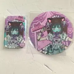 ミルキーサブウェイ マキナ 缶バッジ＆コースター