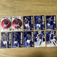 2024日本代表サッカーチップスカード10枚セット