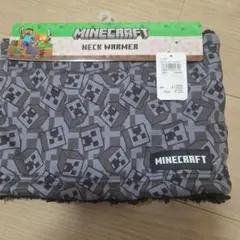 ネックウォーマー マインクラフト ブラック マイクラ 裏ボア ふんわり マフラー