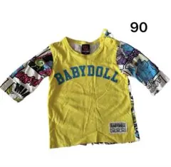 BABYDOLL 90 モンスターズインク ロンT ベビードール 長袖Tシャツ