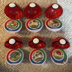 ポケパーク カントー ポケモンピンバッジ 5点＋＋モンスターボール＋袋