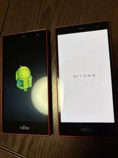 m*n様 FUJITSU arrows M02 本体 2台セット レッド　And