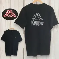 【カッパ 半袖ロゴ刺繍Tシャツ】背面ビッグロゴ刺繍 OMINI オミニ M 黒