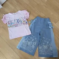 ECONECO エコネコ　バギーパンツ&半袖Tシャツ　110〜120サイズ