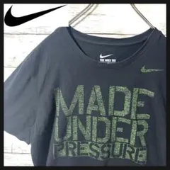 【希少デザイン】NIKE スウォッシュ 半袖Tシャツ ビッグプリントL A587