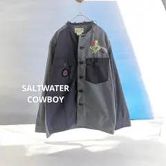 サニースポーツ期 SALTWATER COWBOY ミリタリーシャツ 日本製のサムネイル