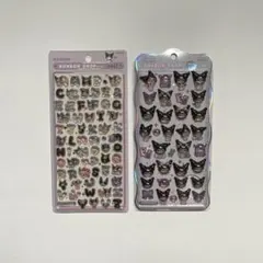正規品 サンリオ クロミ ボンボンドロップシール オーロラ 文字