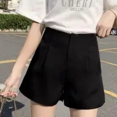 GRLタックハイウエストショートパンツ[at1744]