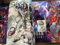 ガンダムカードゲーム　プレミアムグッズセット　プレイマット、リソース