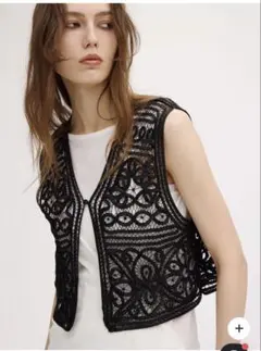 2026年最新】2way satin batten lace vest ブラックの人気アイテム