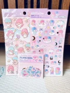 新品 サンリオ キキララシール3点セット