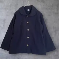 Bateau Bleue 暖かい 裏起毛 ジャケット ネイビー 130