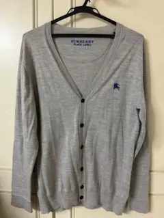 BURBERRY BLACK LABEL グレーカーディガン　バーバリー