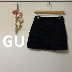 【美品】GU ブラック タイトミニスカート M