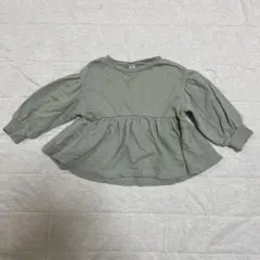 アプレレクール　80cm 長袖トレーナー　スウェット　mtm トップス　ペプラム