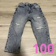 H&M ダメージデニム　サイズ98 2-3歳用