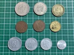 チェコスロバキア　コイン　No.236　9種類セット　外国コインまとめ　旧貨幣のサムネイル