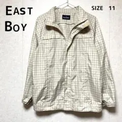 EAST BOYウィンドブレーカー ジャケットサイズ11 チェック柄 ベージュ系のサムネイル