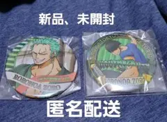 ワンピース　東京ワンピースタワー　バースデー缶バッジ　ゾロ