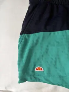ellesse エレッセ ショートパンツ　グリーン×ネイビーのサムネイル