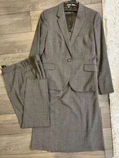 AOKI レディース　スーツ　チェック　3点セット