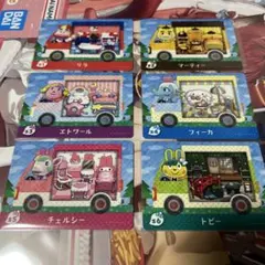 どうぶつの森　サンリオ　amiiboカード　6種類コンプセット