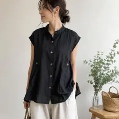 NAUW CLOSET 麻100 リネン ブラウス 3L 大きいサイズ 春夏 - メルカリ