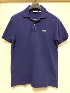 極美品】 ラコステ L1212 ポロシャツ 3 日本製 LACOSTE ネイビーのサムネイル