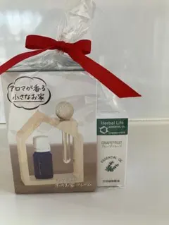 アロマ芳香器 木のお家フレーム グレープフルーツオイルセットのサムネイル