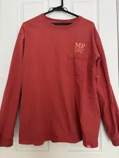 MP NYC ポケット付き長袖カットソー 赤のサムネイル