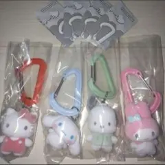 【匿名配送】ガチャガチャ　カラビナ　チャーム　キティ　マイメロ　シナモロール