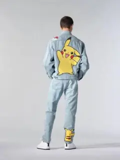 『新品タグ付き』Levis Pokemon ポケモン デニム ジャケット コラボ