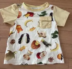 Bitz 半袖Tシャツ 100cm 総柄のサムネイル