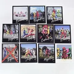 スーパー戦隊シリーズ　韓国　公式品　 団体写真　ポラロイド　フォトカード　10枚 スーパー戦隊シリーズ 韓国 公式品 団体写真 ポラロイド フォトカード