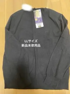 新品未使用ＸＬ洗濯しやすい黒Vネックニット　セーター　トップス