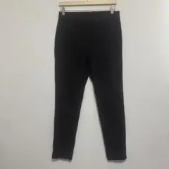 GU スキニーパンツ ストレッチ レギンスパンツ ブラック 定番 綺麗め XL