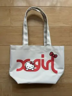 X-girl HELLO KITTY エックスガール ハローキティコラボ バッグ