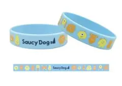 saucy dog 怪物ラバーバンド　ライトブルー　ラババン