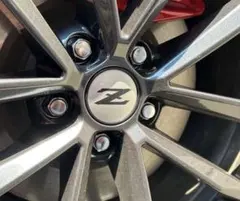 日産フェアレディZ RZ34用ホイールセンターキャップ 1台分4個セット 黒 
