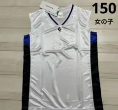 新品　コンバース　タンクトップ　ミニバス　150 女の子　ブルー／ブラックのサムネイル