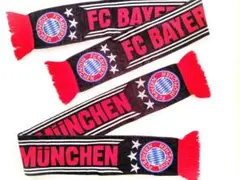 未使用2枚セット【FCバイエルンミュンヘン】タオルマフラー