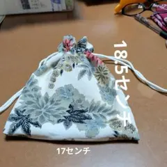 和柄 巾着袋 花柄 小物入れN5