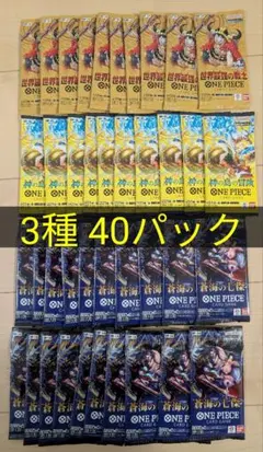 ワンピースカードゲーム サーチ済み 40パック - メルカリ