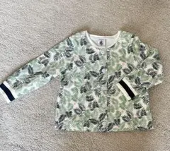 【美品】プチバトー　総柄カーディガン　81