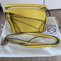 LOEWE ロエベ　パズルバッグ　イエロー　パズルミニ　ショルダーのサムネイル