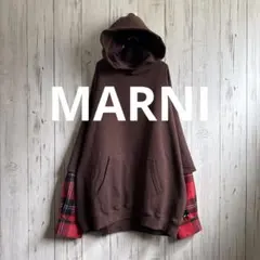 MARNI 2022 aw マルニ レイヤード オーバーサイズ パーカー