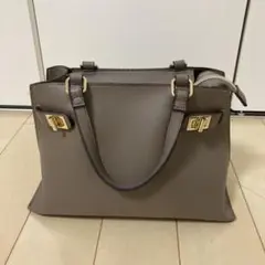 ロペピクニック★2wayショルダーバッグ★ハンドバッグ★グレージュ通勤バッグ鞄