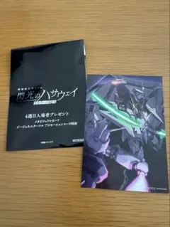 機動戦士ガンダム　閃光のハサウェイ　4週目入場者プレゼント　メカビジュアルカード