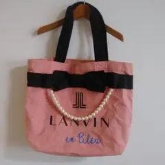 LANVIN リボンパールトートバッグ 肩にかけられる！のサムネイル
